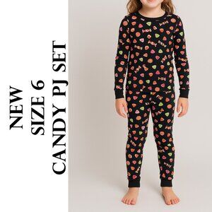 NEW size 6 girl pajamas pajama set PJs pj sleepwear pants shirt top set Brand ne